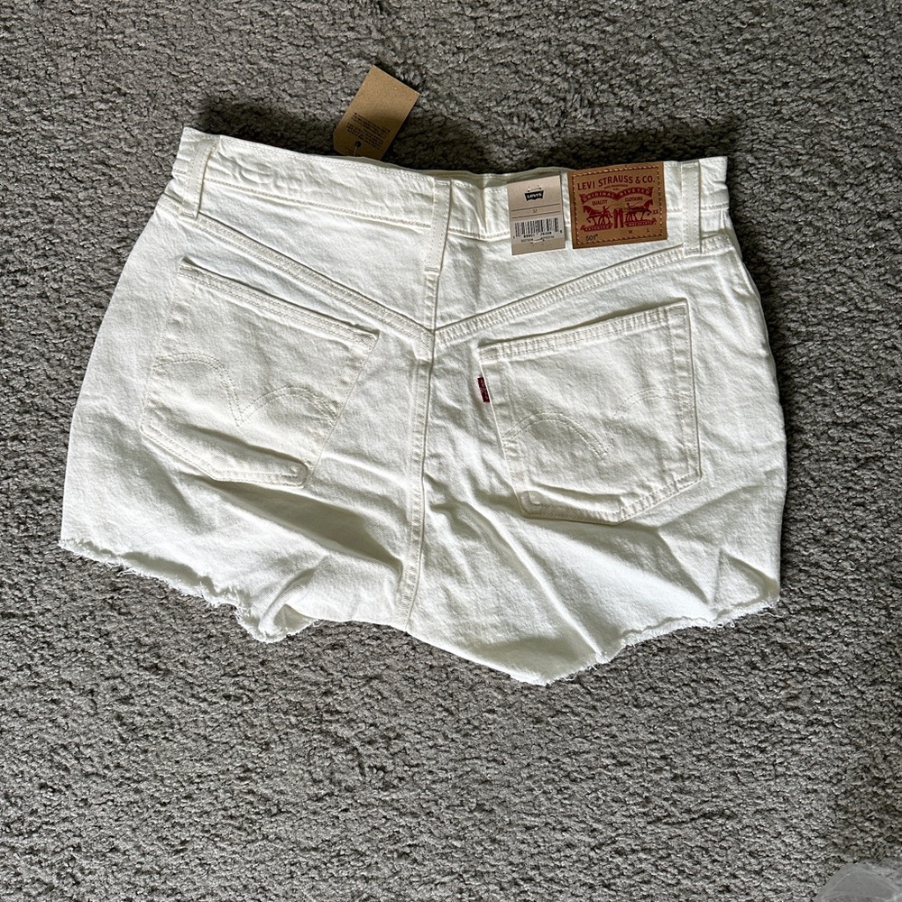 Levi’s 501 Original Jean Shorts - Whiteboard NWT - Picture 3 of 4